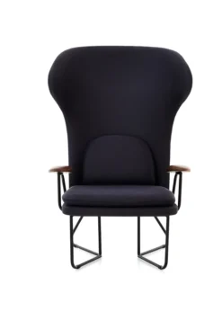 Chillax Highback loungestol i valnød, Main Line Flax 28 fra Stellar Works