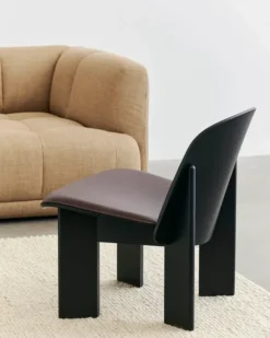 Chisel Lounge Chair m/polstring fra Hay