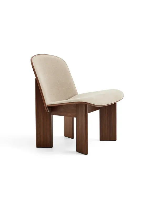Chisel Lounge Chair m/polstring fra Hay