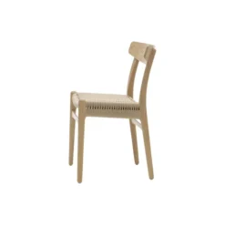 CH23 Spisestol, eg hvidolie af Hans J. Wegner