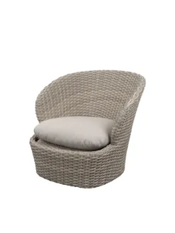 Coast Loungestol med. Swivel, sand fra Cane-line