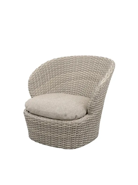 Coast Loungestol med. Swivel, sand fra Cane-line