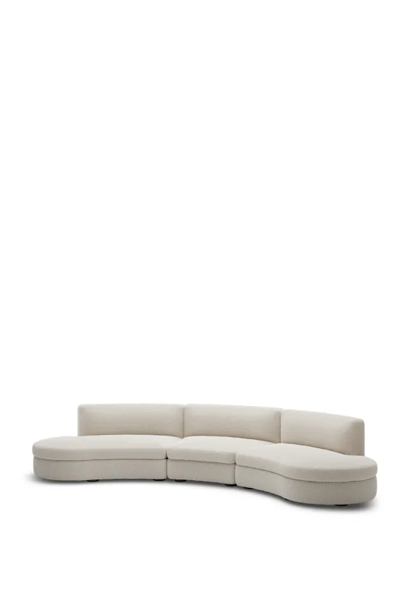 Coda sofa, configuration 8 Dark Zink fra New Works