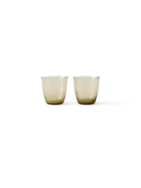 Collect Glass Amber 2 stk. fra &Tradition