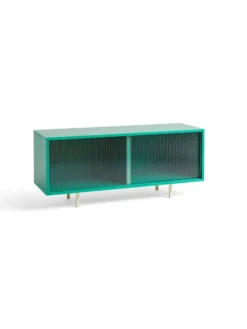 Colour Cabinet, medium med glasdøre fra Hay