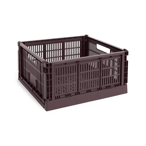 Colour Crate Large Square, Bordeaux fra Hay