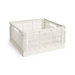 Colour Crate Large Square, Off white fra Hay