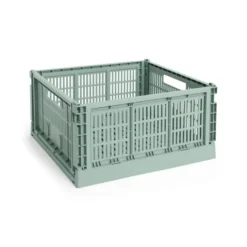Colour Crate Large Square, Sage green fra Hay