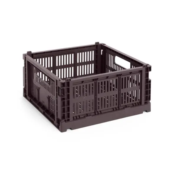 Colour Crate Medium Square, Bordeaux fra Hay