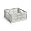 Colour Crate Medium Square, Grey fra Hay