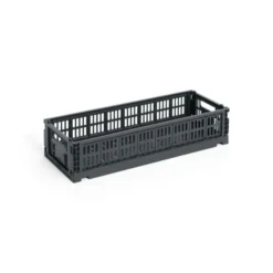 Colour Crate Mini Oblong, Charcoal fra Hay