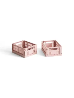 Colour Crate Mini 2 Stk., blush fra Hay