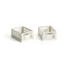 Colour Crate Mini 2 Stk., off white fra Hay