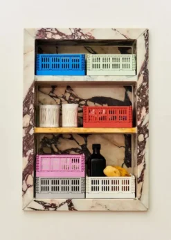 Colour Crate Mini 2 Stk., red fra Hay