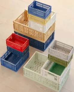 Colour crate S, dusty yellow fra Hay