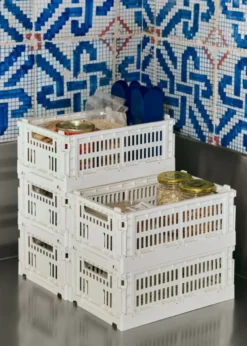 Colour crate S, off white fra Hay