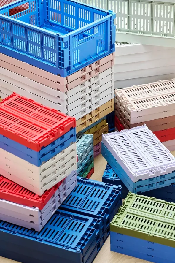 Colour crate S, off white fra Hay