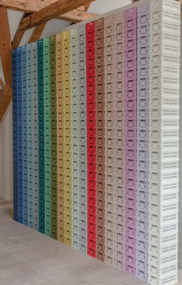 Colour crate S, red fra Hay