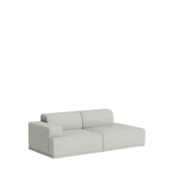 Connect Soft Modular 2 pers. sofa, kombination 3 fra Muuto