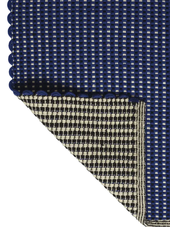 Cord ultramarine blue gulvtæppe fra Tom Dixon
