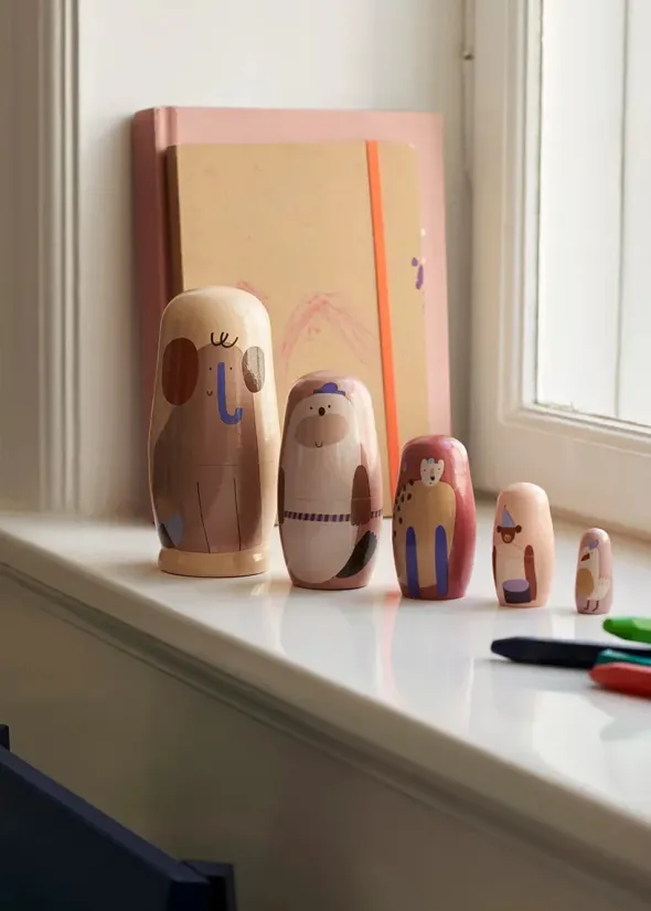 Critter Nesting Dolls fra Ferm Living