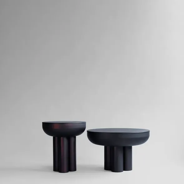 Crown Table, low burned black fra 101 Copenhagen