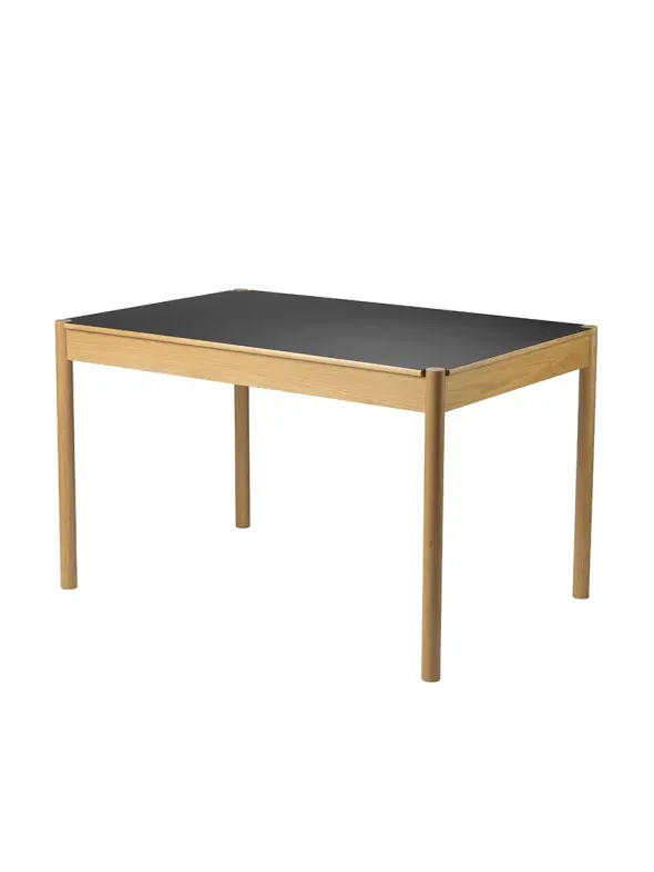 C44 Spisebord 80 x 120 cm, nero fra FDB Møbler