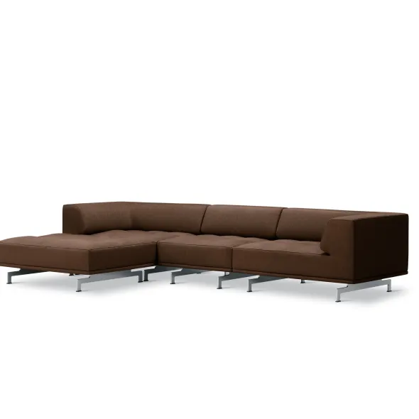 Delphi 450A, 3-personers sofa med skammel fra Fredericia Furniture