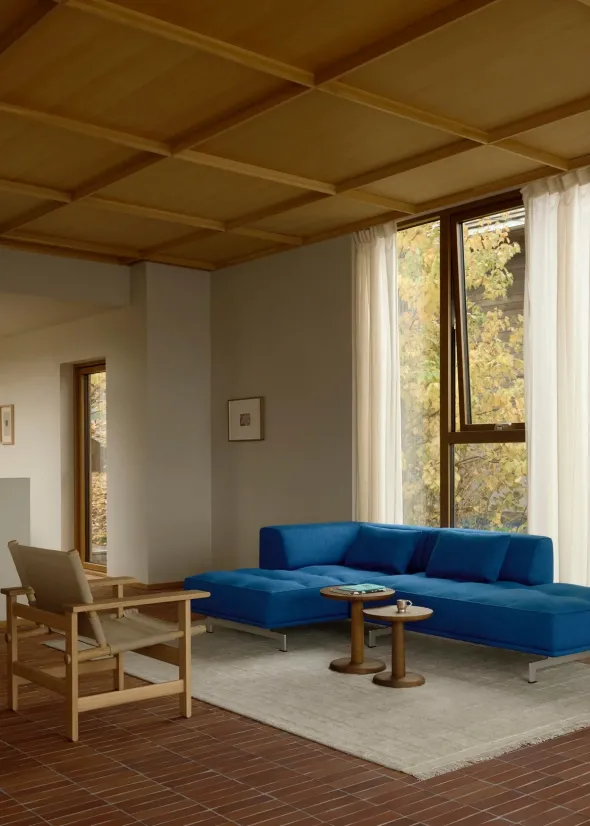 Delphi 450F, 2-personers open end og chaiselong fra Fredericia Furniture