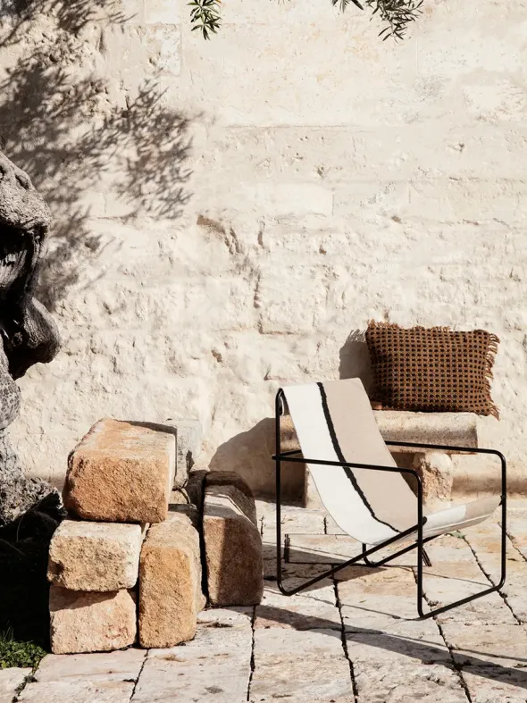 Desert Lounge Chair, sort fra Ferm Living