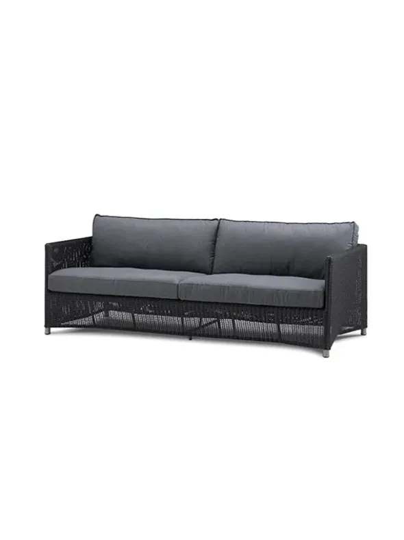 Diamond 3 pers Sofa inkl. hynde fra Cane-line