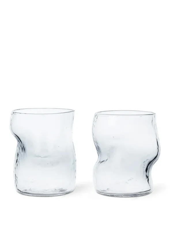 Dimple Glass, set of 2 fra Ferm Living