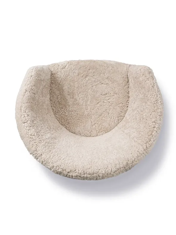 Ditzel Lounge Chair, lammeskind fra Fredericia Furniture