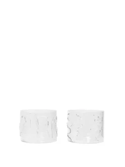 Doodle Glasses Low, sæt á 2 stk. fra Ferm Living