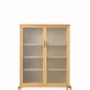 Dowry III kabinet, eg, frosted glass fra Stellar Works