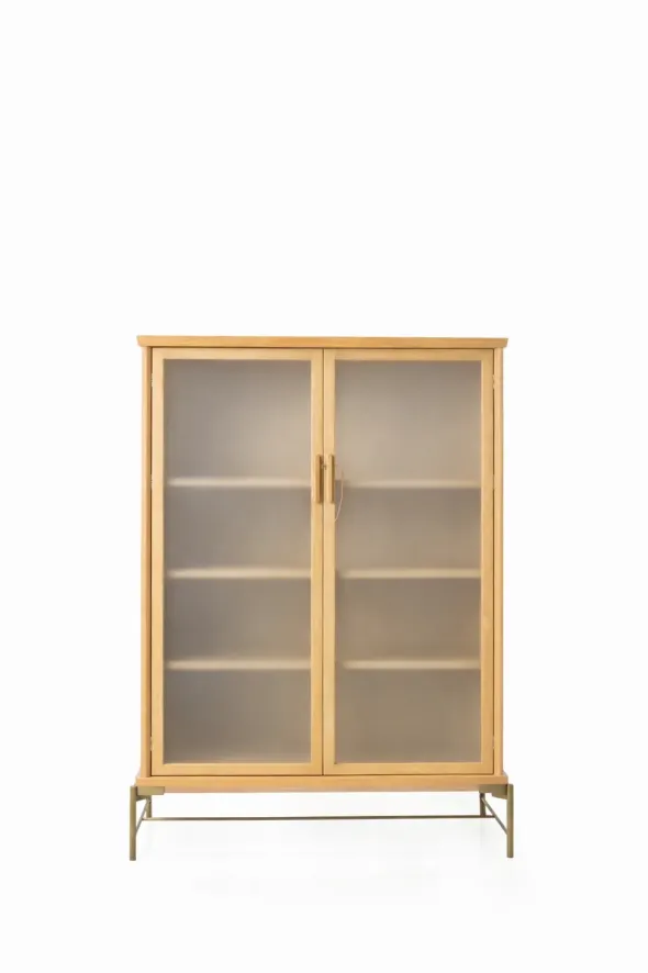 Dowry III kabinet, eg, frosted glass fra Stellar Works
