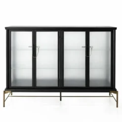 Dowry I kabinet, onyx eg, frosted glass fra Stellar Works