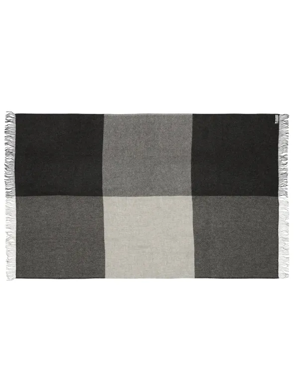 Drejø Plaid, grey mix fra Silkeborg Uldspinderi