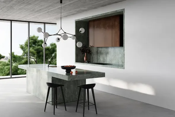 Drop Bulp Chandelier, grey fra 101 Copenhagen