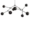 Drop Chandelier Globe, Burned Black fra 101 Copenhagen