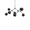 Drop Chandelier Globe, Mini, Burned Black fra 101 Copenhagen