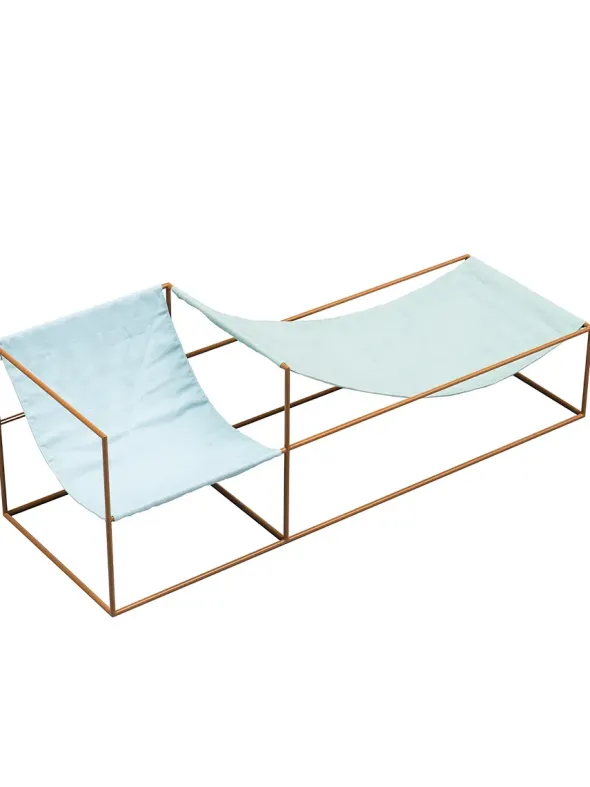 Duo Seat, blue/green fra Valerie Objects