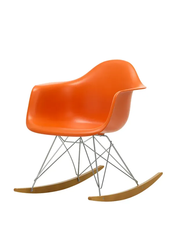Eames Plastic Armchair RAR, gyngestol fra Vitra