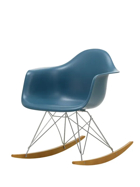 Eames Plastic Armchair RAR, gyngestol fra Vitra