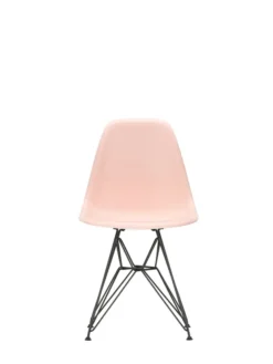 Eames Plastic Side Chair DSR, sort pulverlakeret fra Vitra