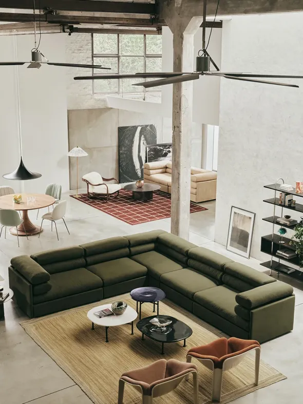 Elogio Sofa Module, Right fra GUBI