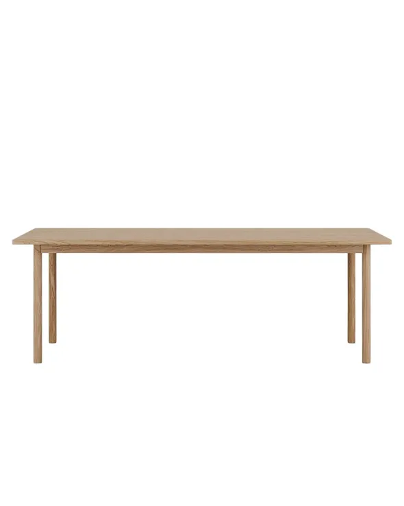 ESSENTIAL OAK spisebord 220x90 cm egetræsfinér, fra WB Manufaktur