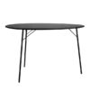 FH3603 Æggebordet, Special Edition i sort ask, sort stel af Arne Jacobsen