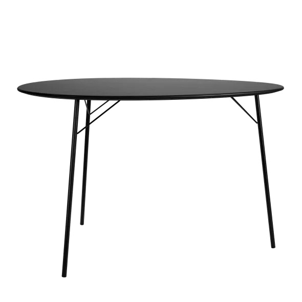 FH3603 Æggebordet, Special Edition i sort ask, sort stel af Arne Jacobsen