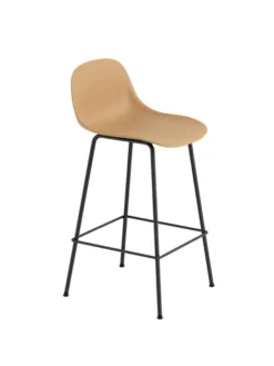 Fiber Barstool tube w. back fra Muuto
